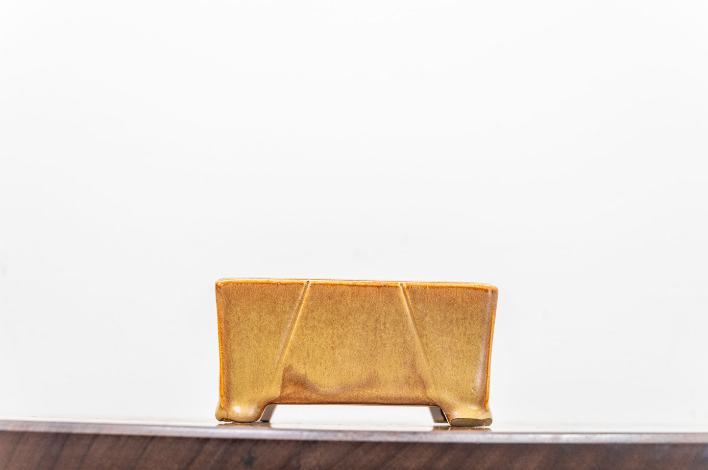 Topaz Rectangular DEEP White Stoneware Bonsai Pot 12cm