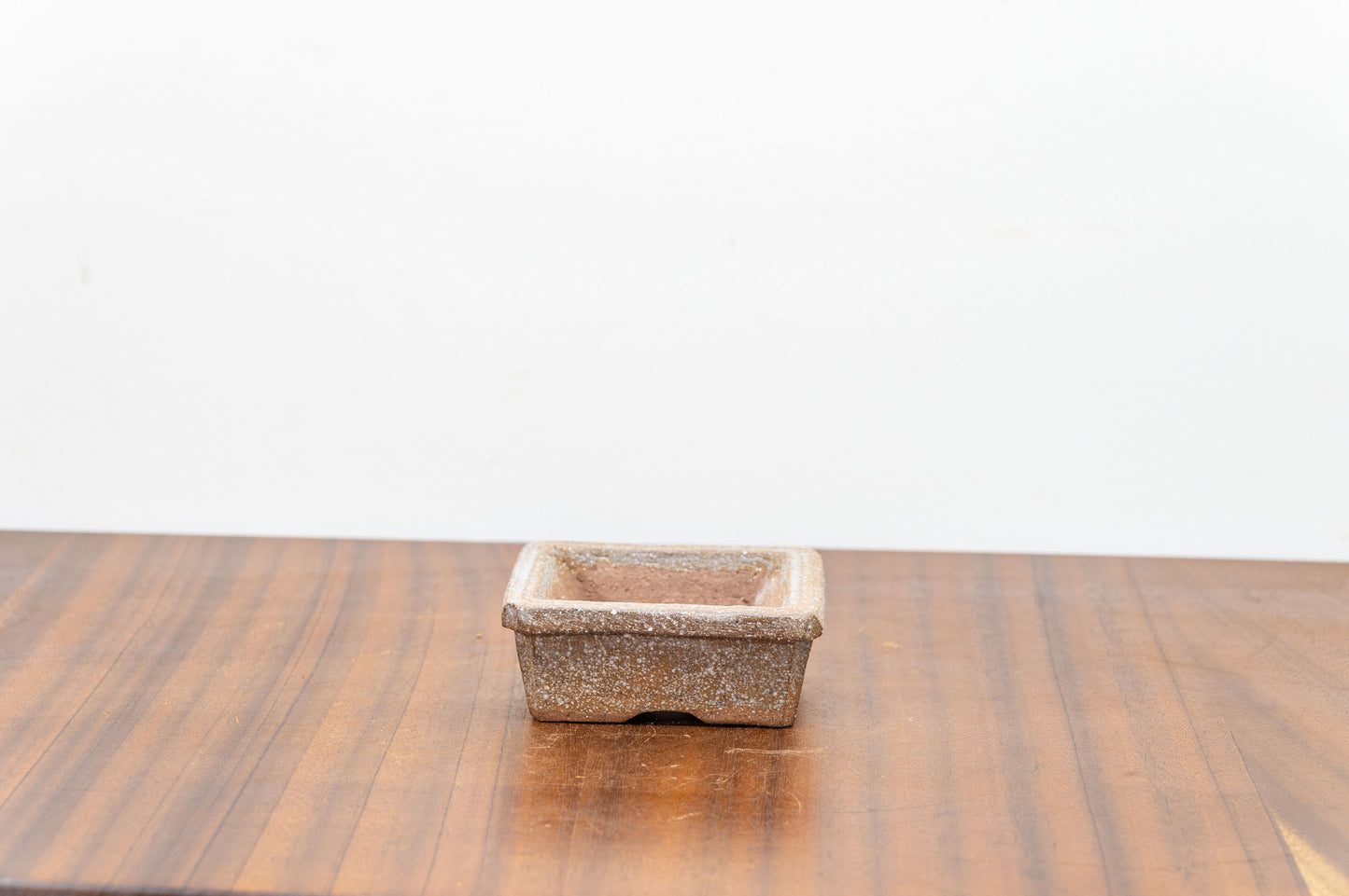 Splashed Satin Ceramic 8cm Bonsai Vessel