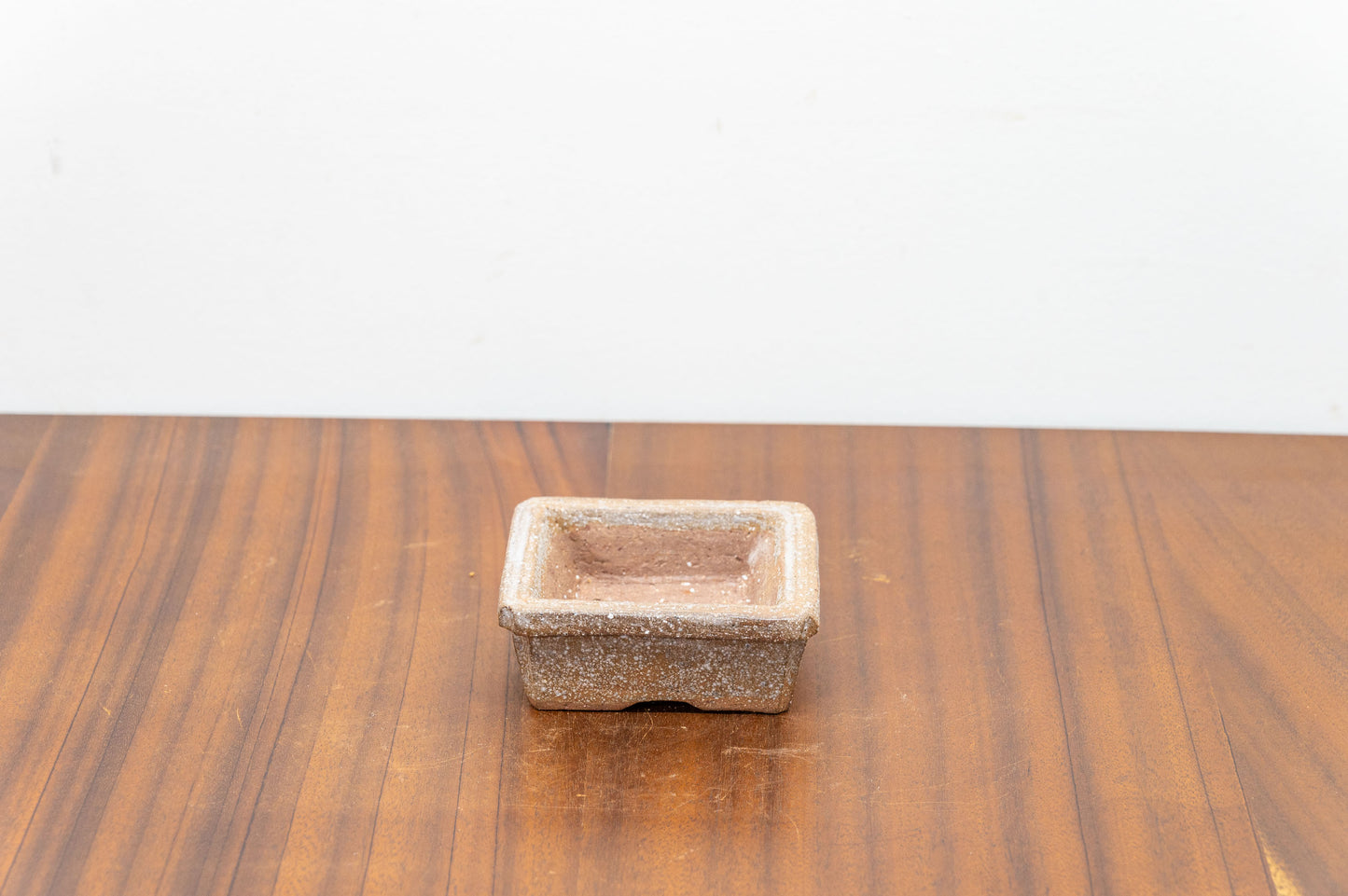 Splashed Satin Ceramic 8cm Bonsai Vessel