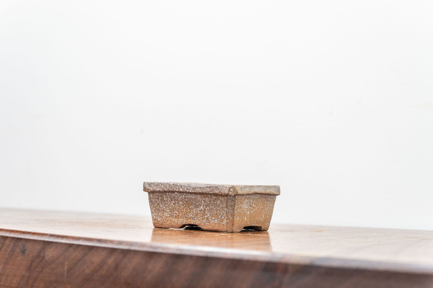 Splashed Satin Ceramic 8cm Bonsai Vessel