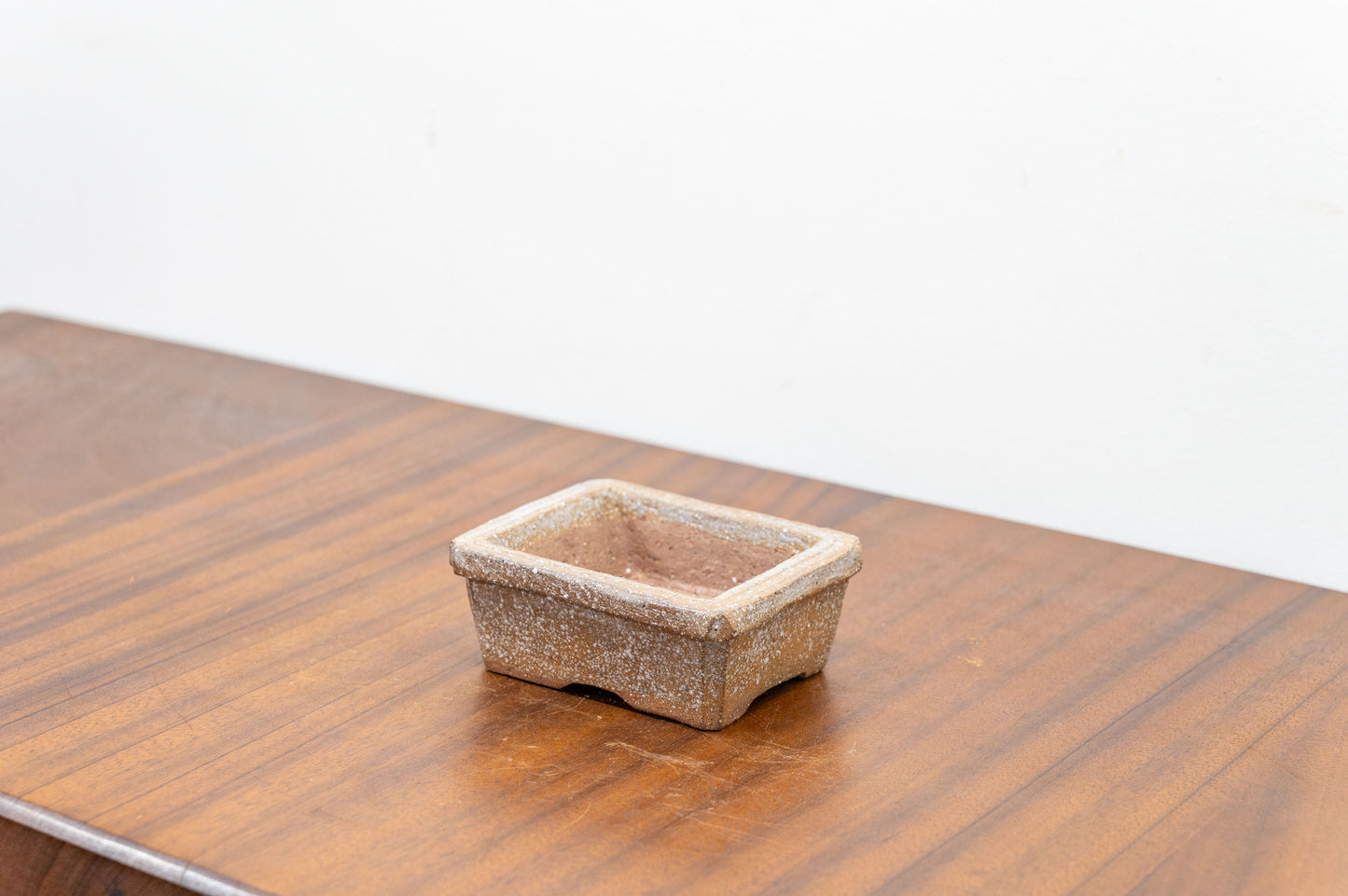 Splashed Satin Ceramic 8cm Bonsai Vessel