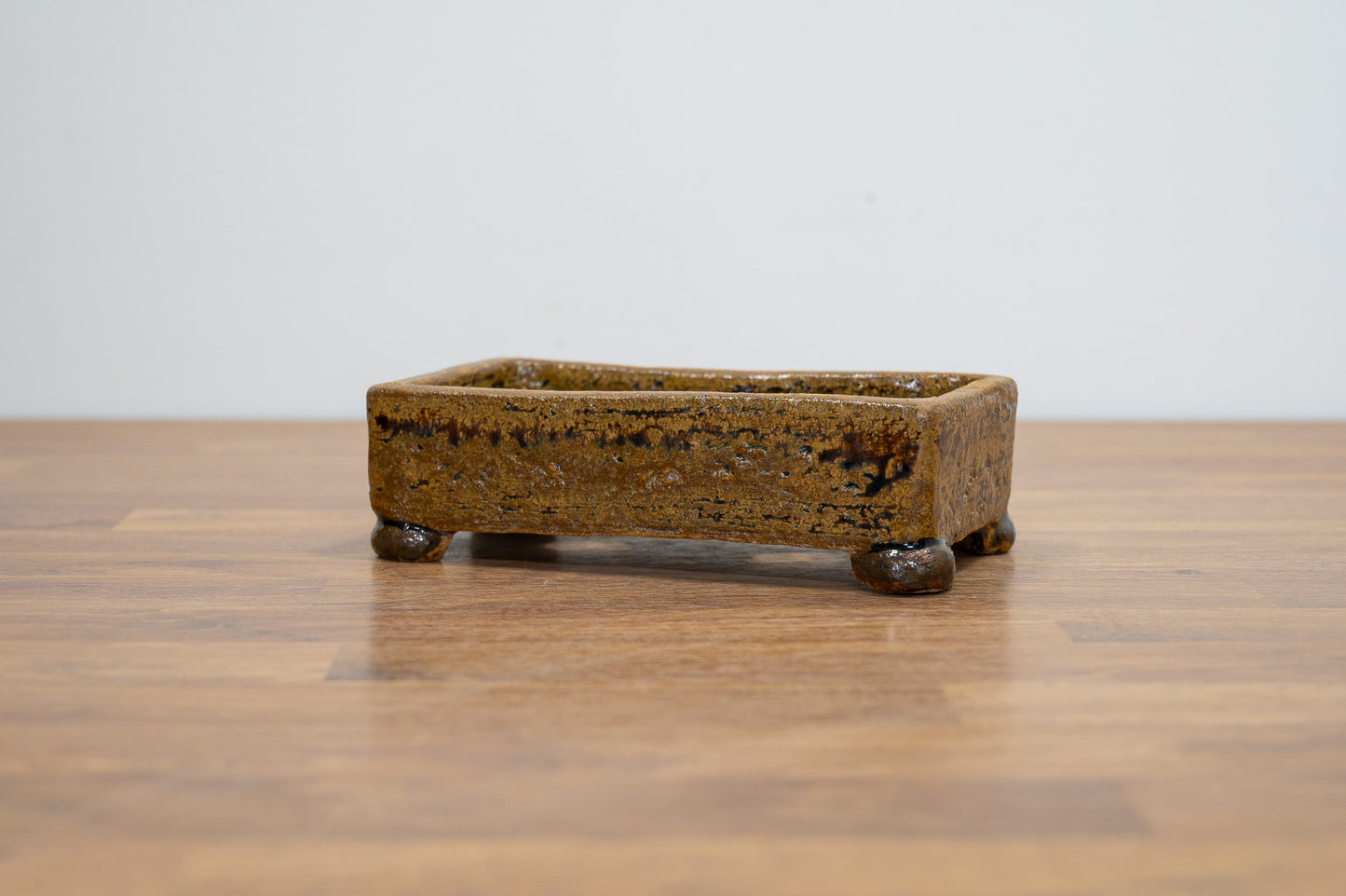 Topaz Rectangular Ceramic Bonsai Pot 14cm