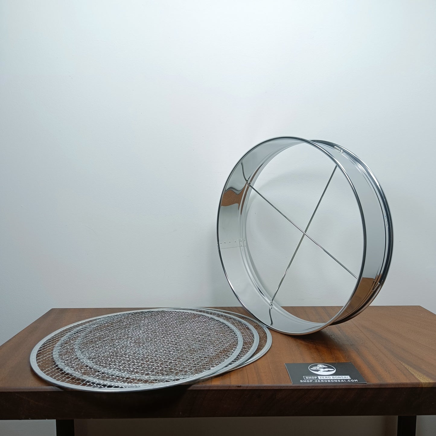 Stainless Bonsai Soil 3 size sieve set