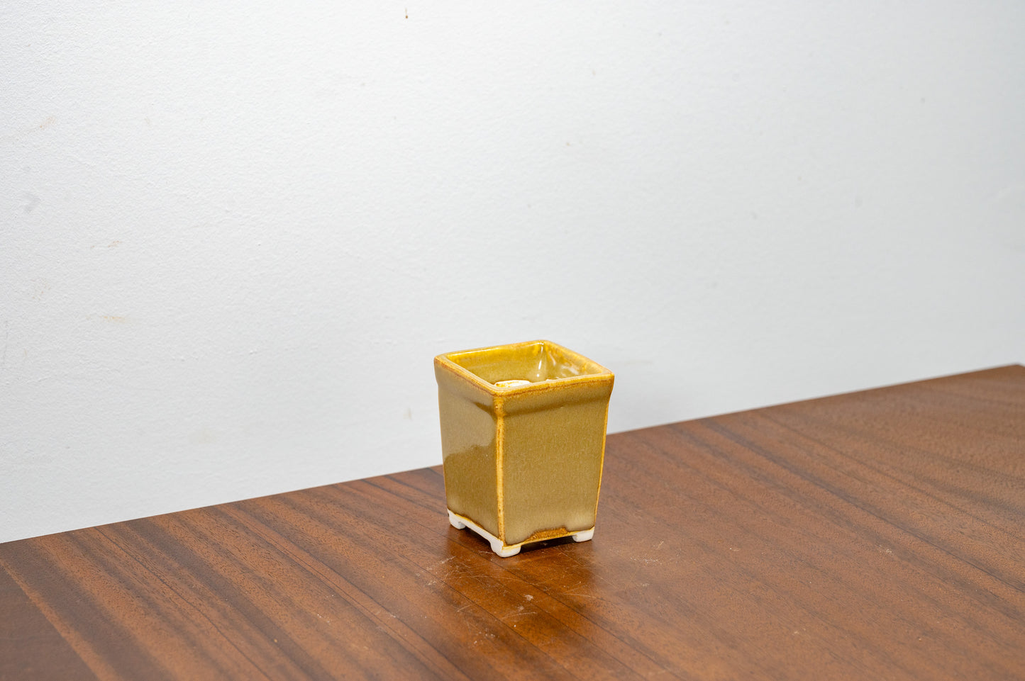 Topaz White Stoneware Cascade Bonsai Pot 5cm