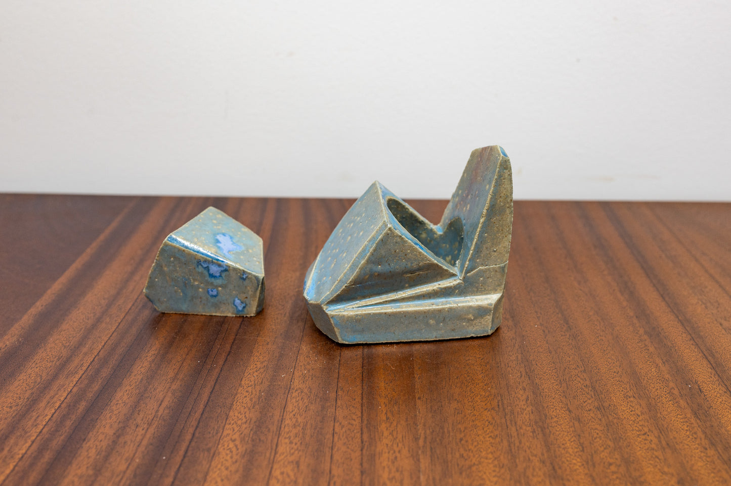 Symphony Blue CARVED Ceramic INCENSE Burner