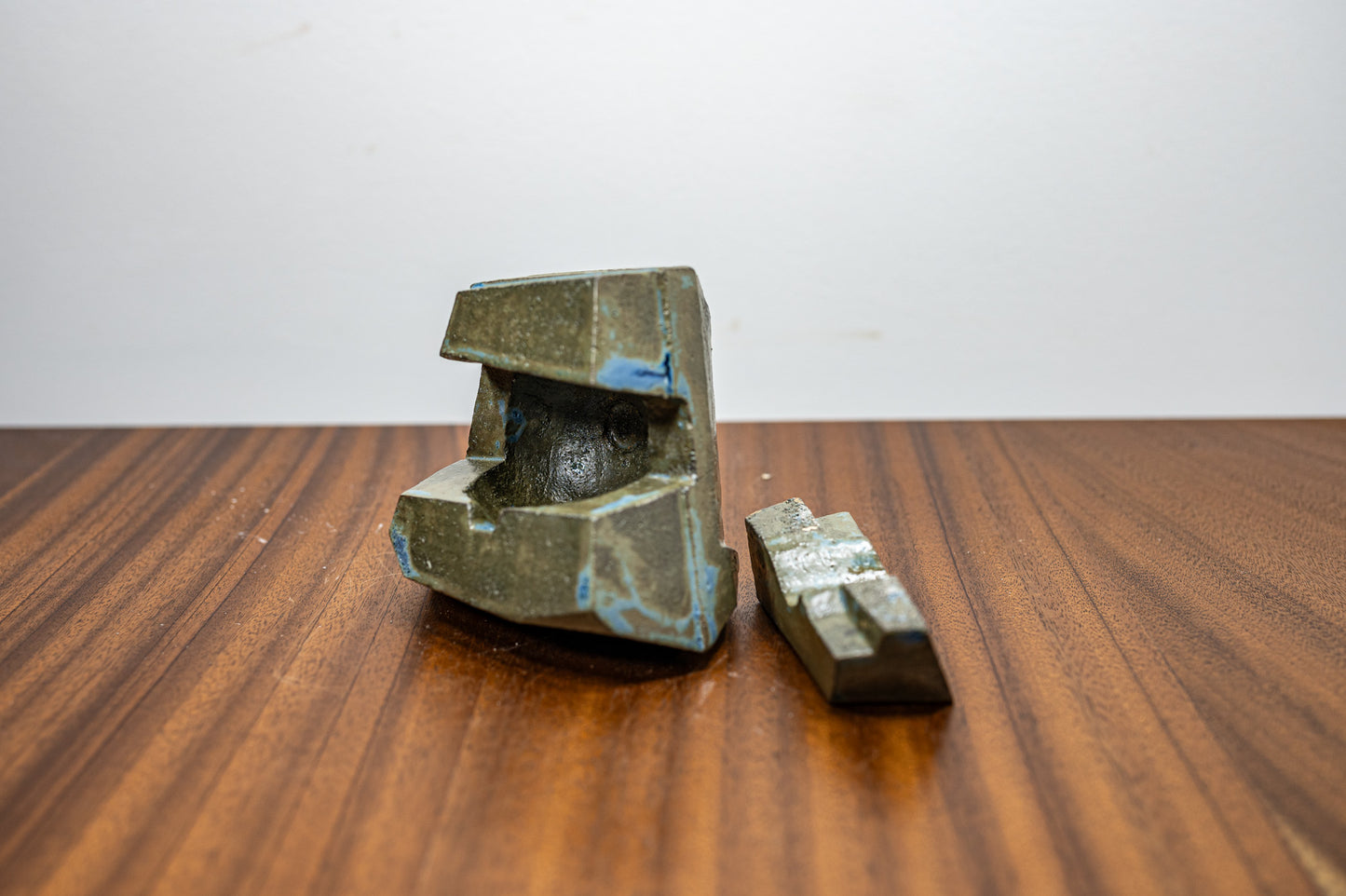 Blue / Grey CARVED Ceramic INCENSE Burner