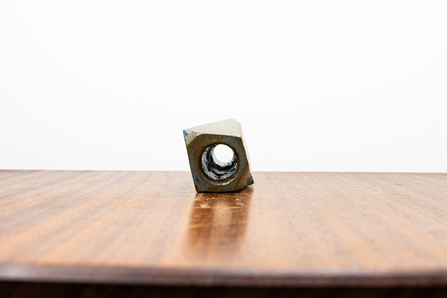 Blue / Grey CARVED Cascade Ceramic Bonsai Pot 5cm x 8.5cm