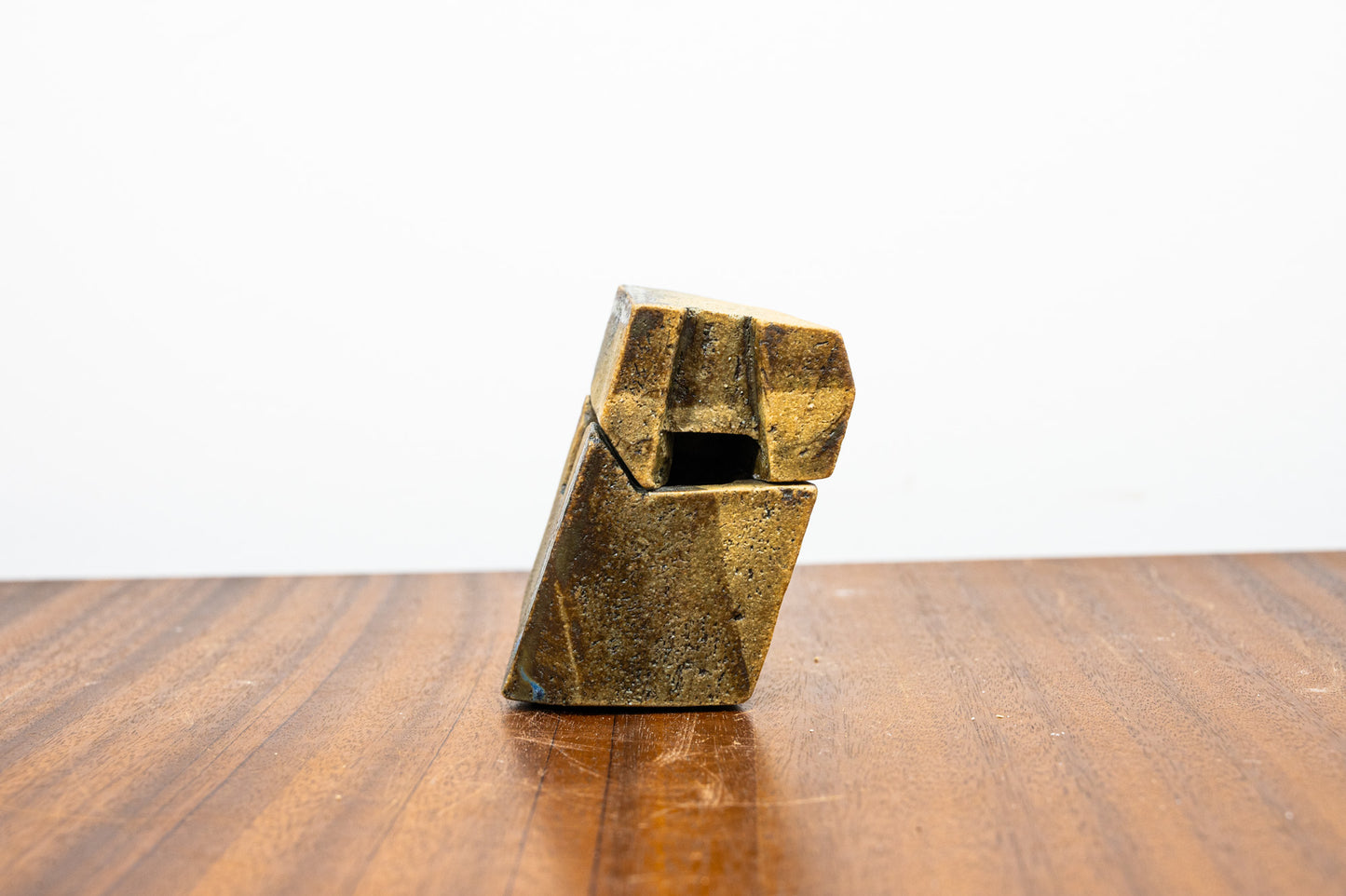 Blue / Grey CARVED Ceramic INCENSE Burner