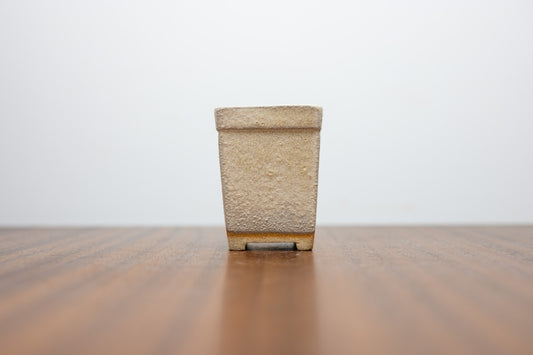 Oatmeal Ceramic Cascade Bonsai Pot 5cm