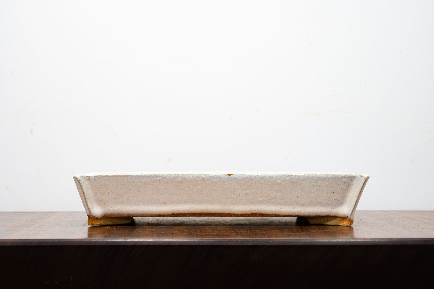 Romantic Cream Rectangular Ceramic Bonsai Dish 23cm