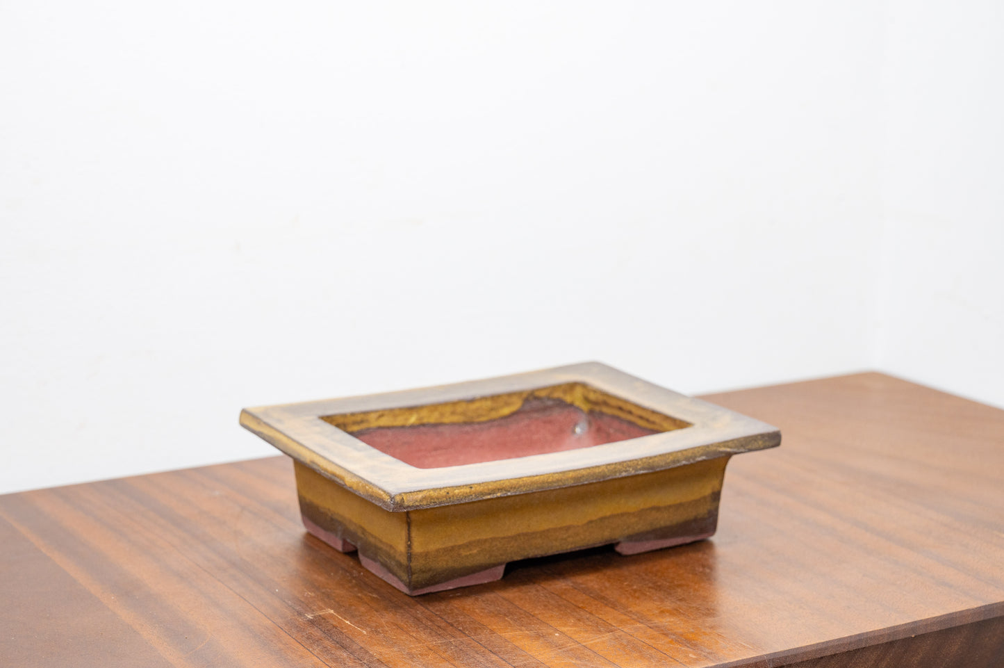 Tundra Shallow Rectangular Ceramic Bonsai 17.5cm Dish