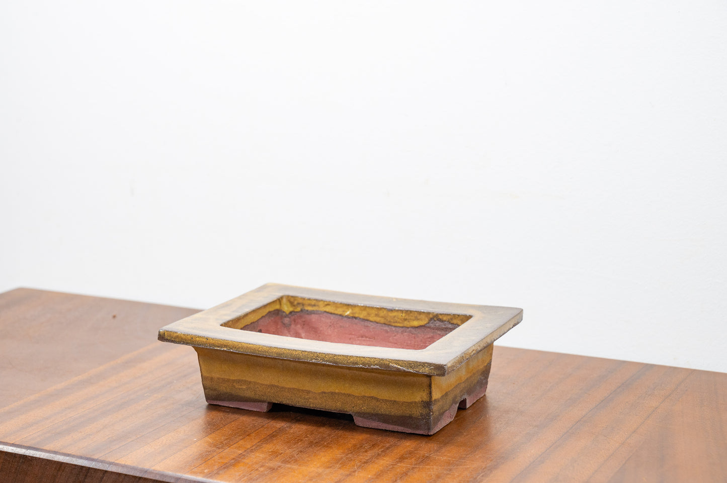Tundra Shallow Rectangular Ceramic Bonsai 17.5cm Dish