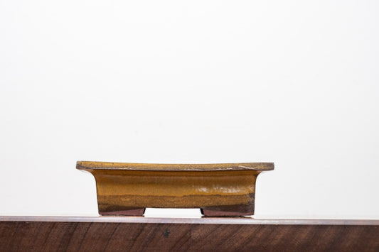 Tundra Shallow Rectangular Ceramic Bonsai 17.5cm Dish