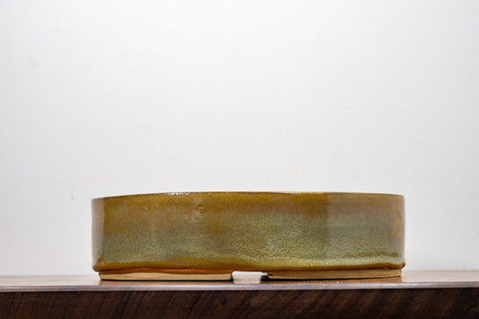 Tundra Glazed DEEP Oval Ceramic  Dish 27cm