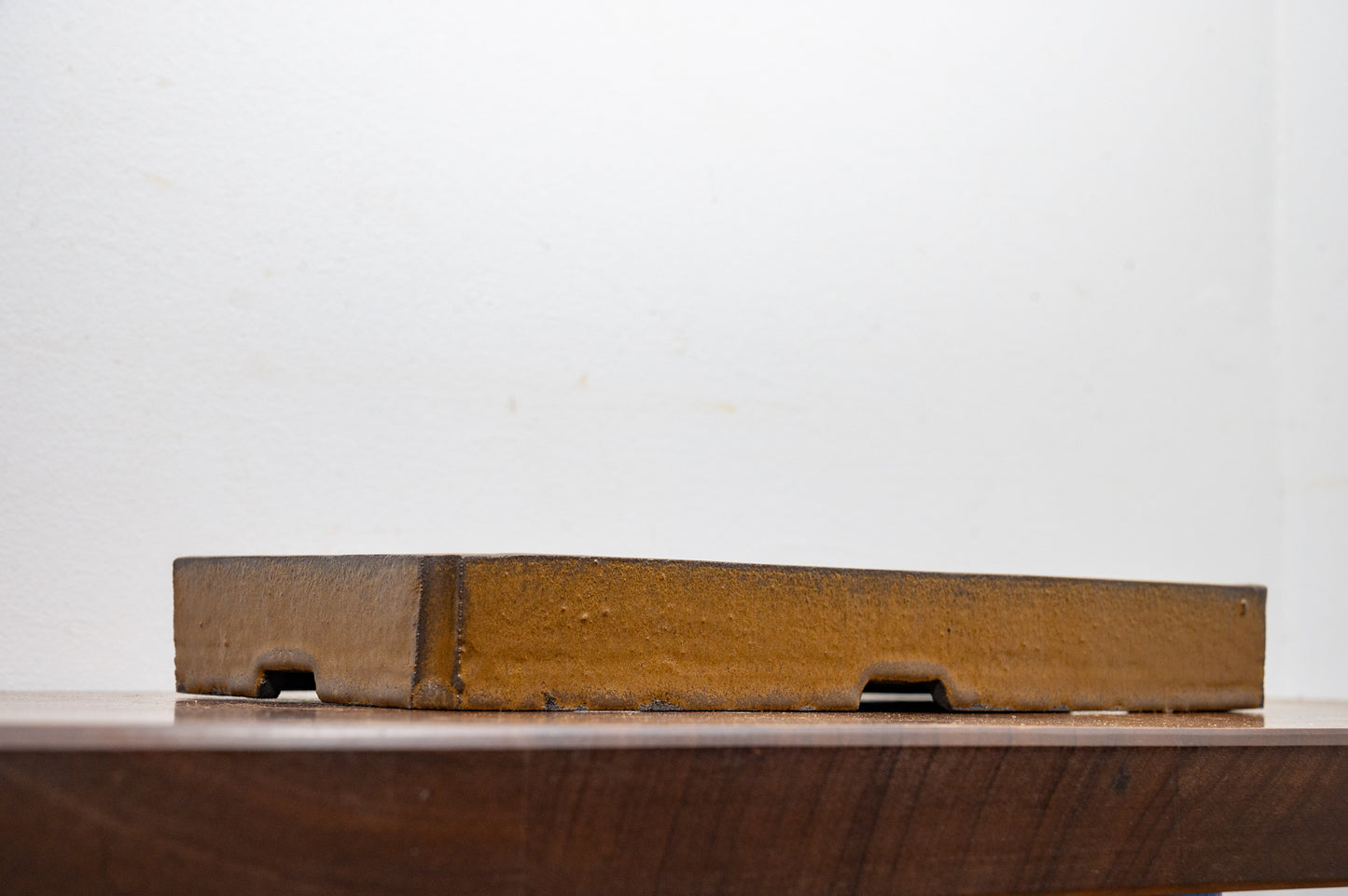 Venus Brown Shallow Rectangular Ceramic Bonsai 29cm Dish