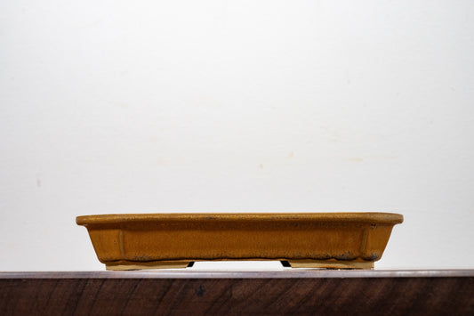 Venus Brown - Rectangular Ceramic Bonsai Dish 23cm