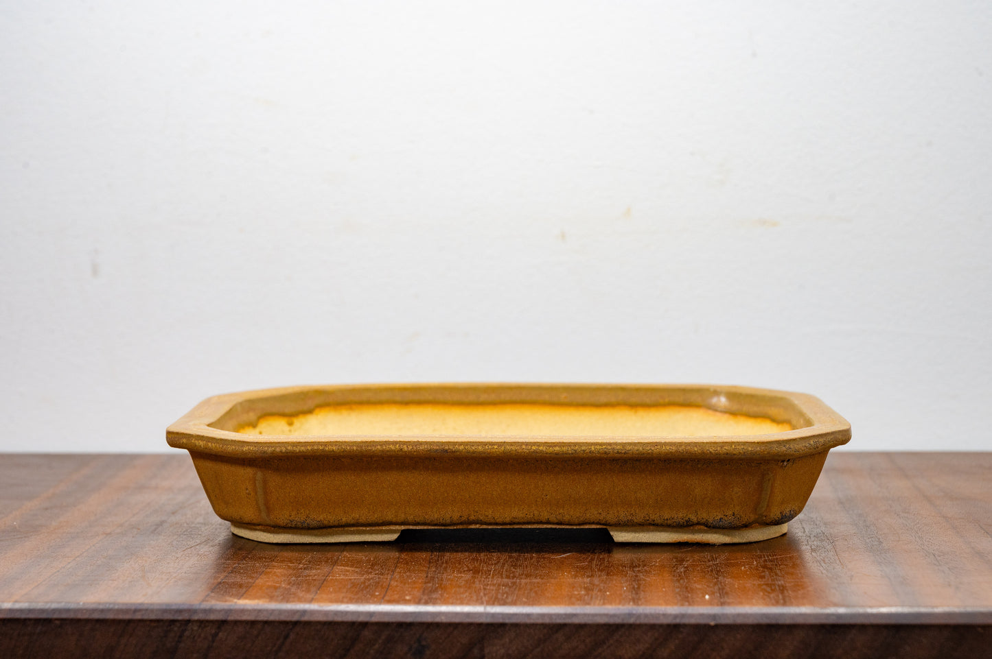 Venus Brown - Rectangular Ceramic Bonsai Dish 23cm