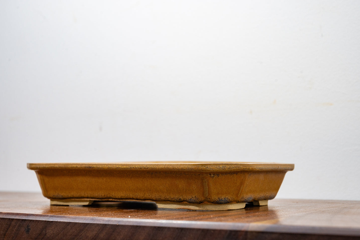 Venus Brown - Rectangular Ceramic Bonsai Dish 23cm