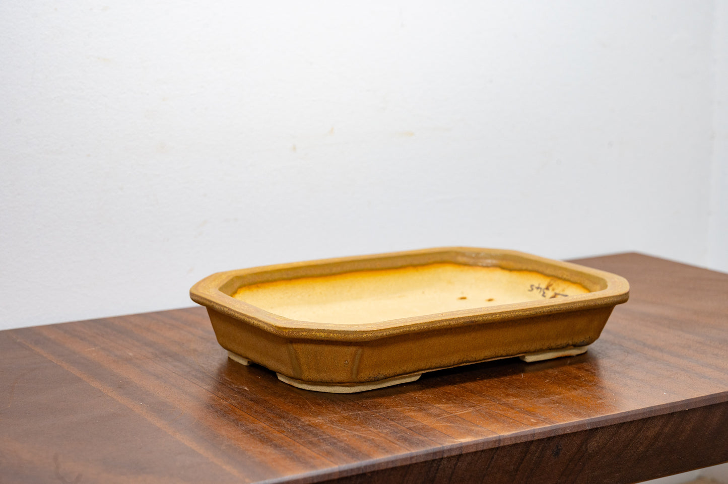 Venus Brown - Rectangular Ceramic Bonsai Dish 23cm