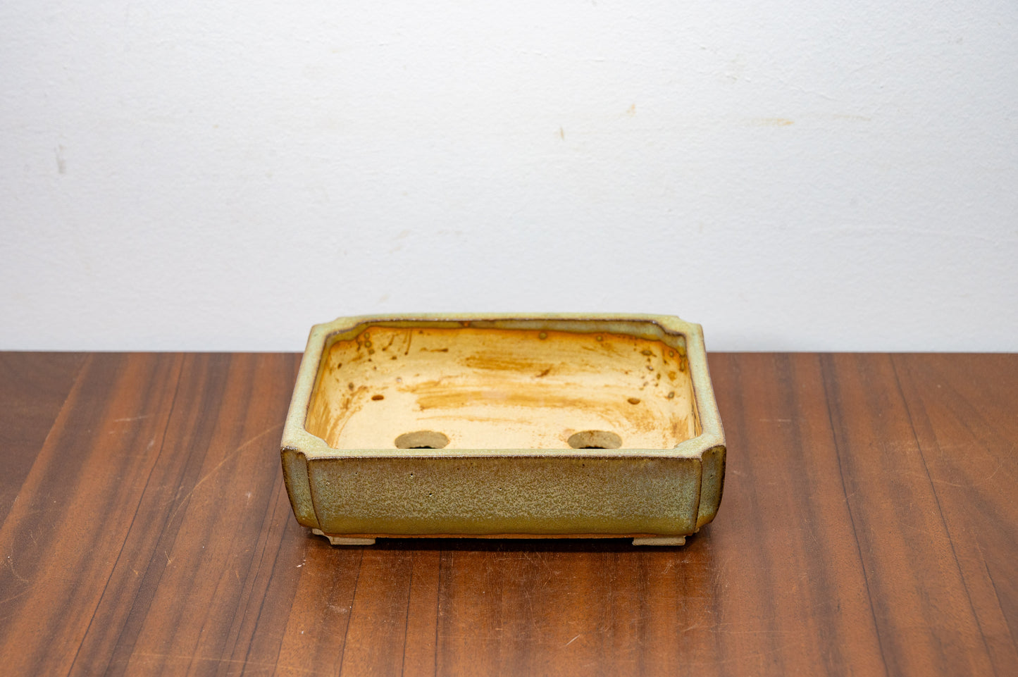 Tundra Rectangular Ceramic Bonsai Pot 15cm