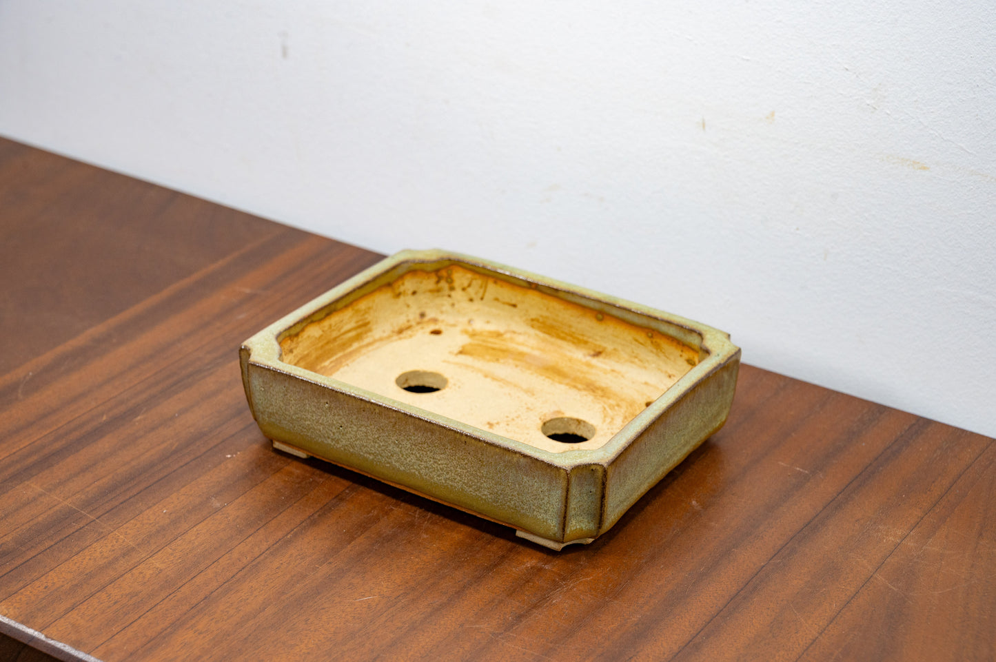 Tundra Rectangular Ceramic Bonsai Pot 15cm