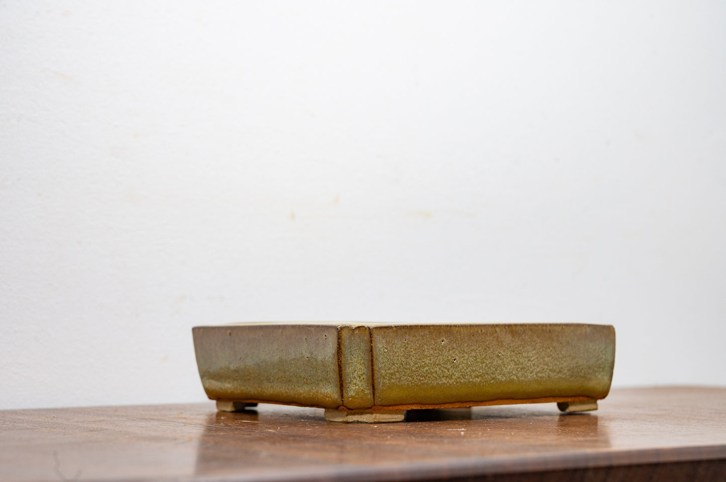 Tundra Rectangular Ceramic Bonsai Pot 15cm