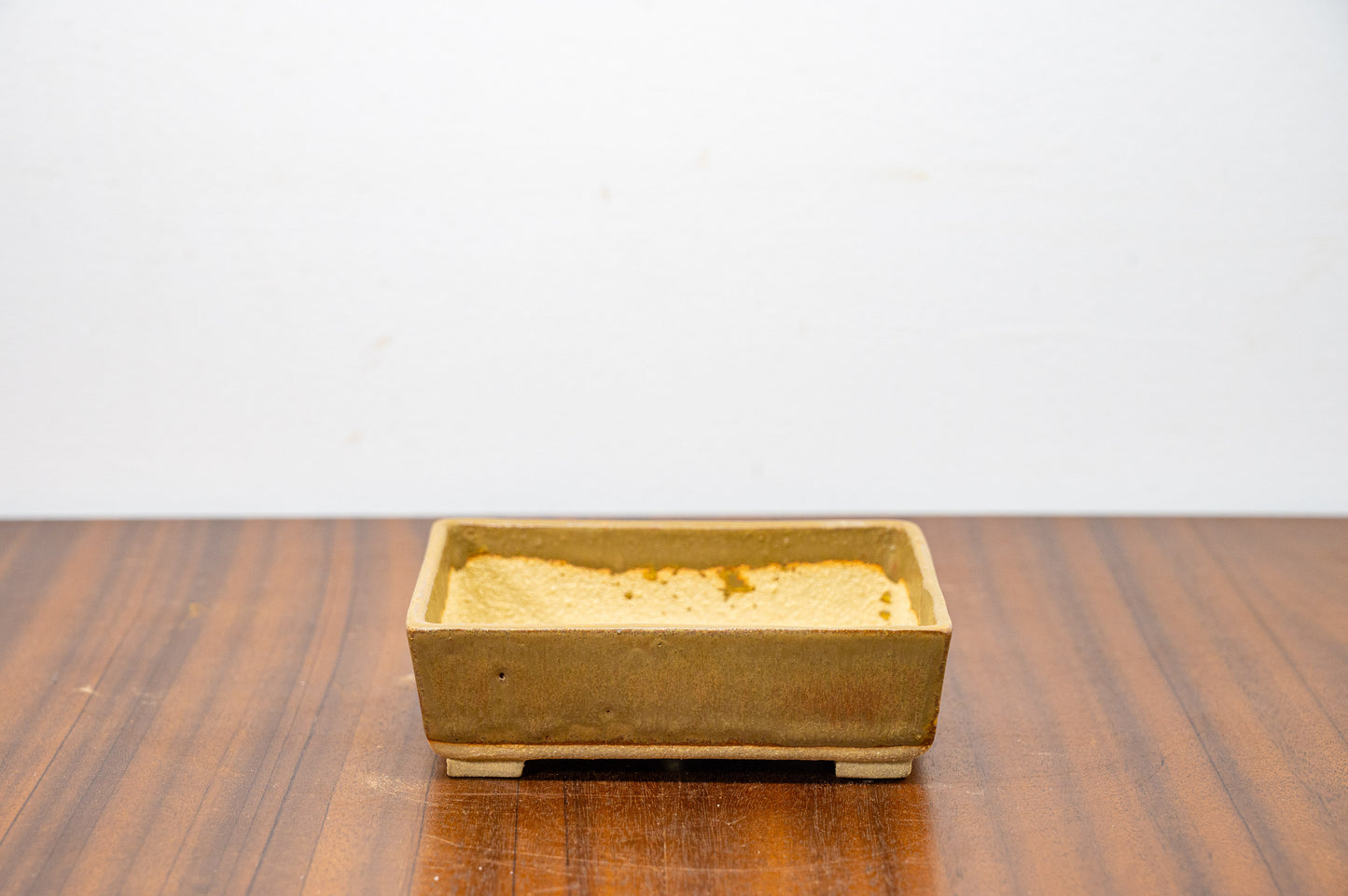 Venus Brown Rectangular Bonsai Pot 12cm