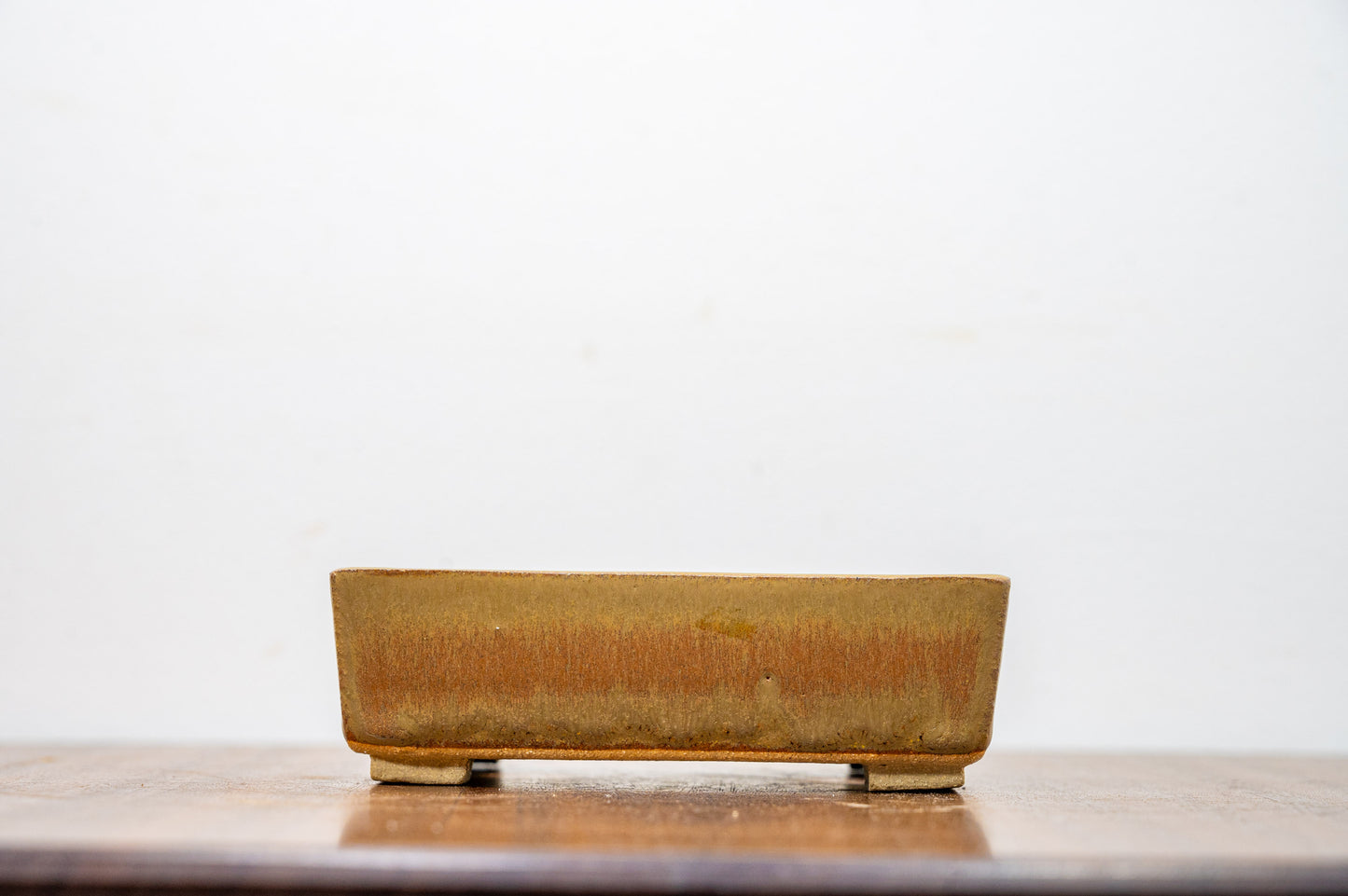 Venus Brown Rectangular Bonsai Pot 12cm