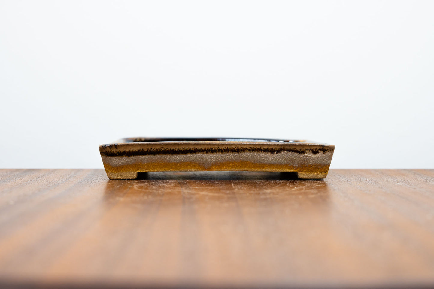 Rectangular Shallow Bonsai Dish in 5 colour variants 12.5cm