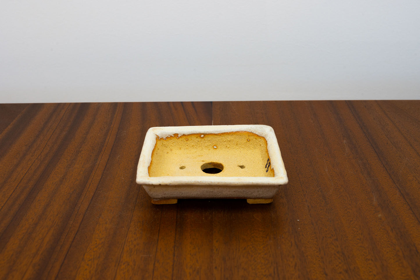 Oatmeal  Rectangular Bonsai Dish 9.5cm