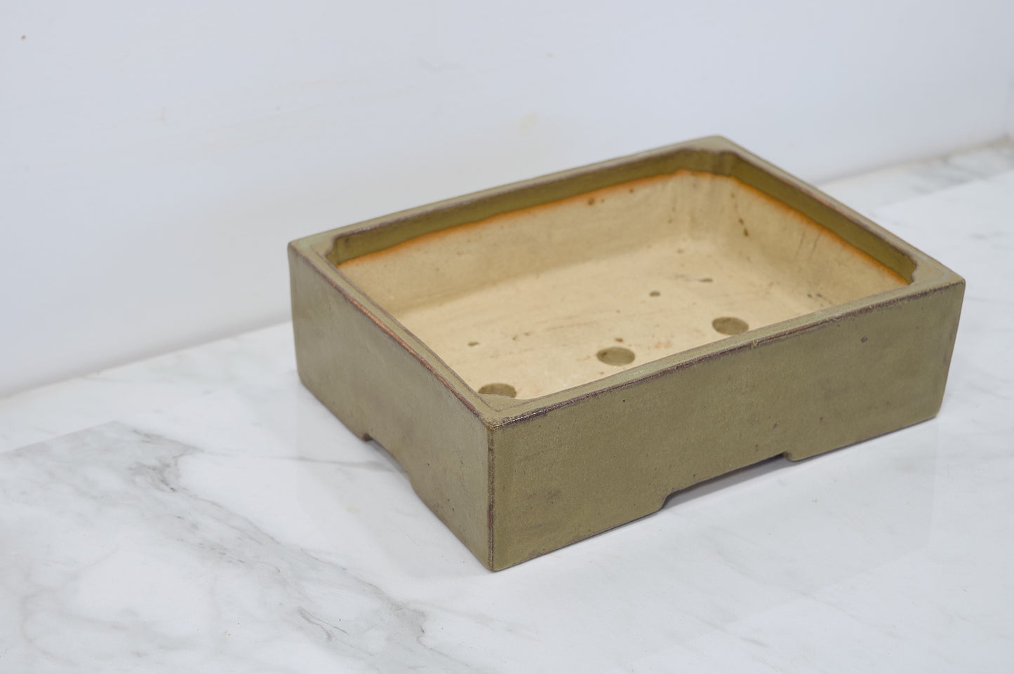 Tundra Rectangular Ceramic 22cm Bonsai Dish