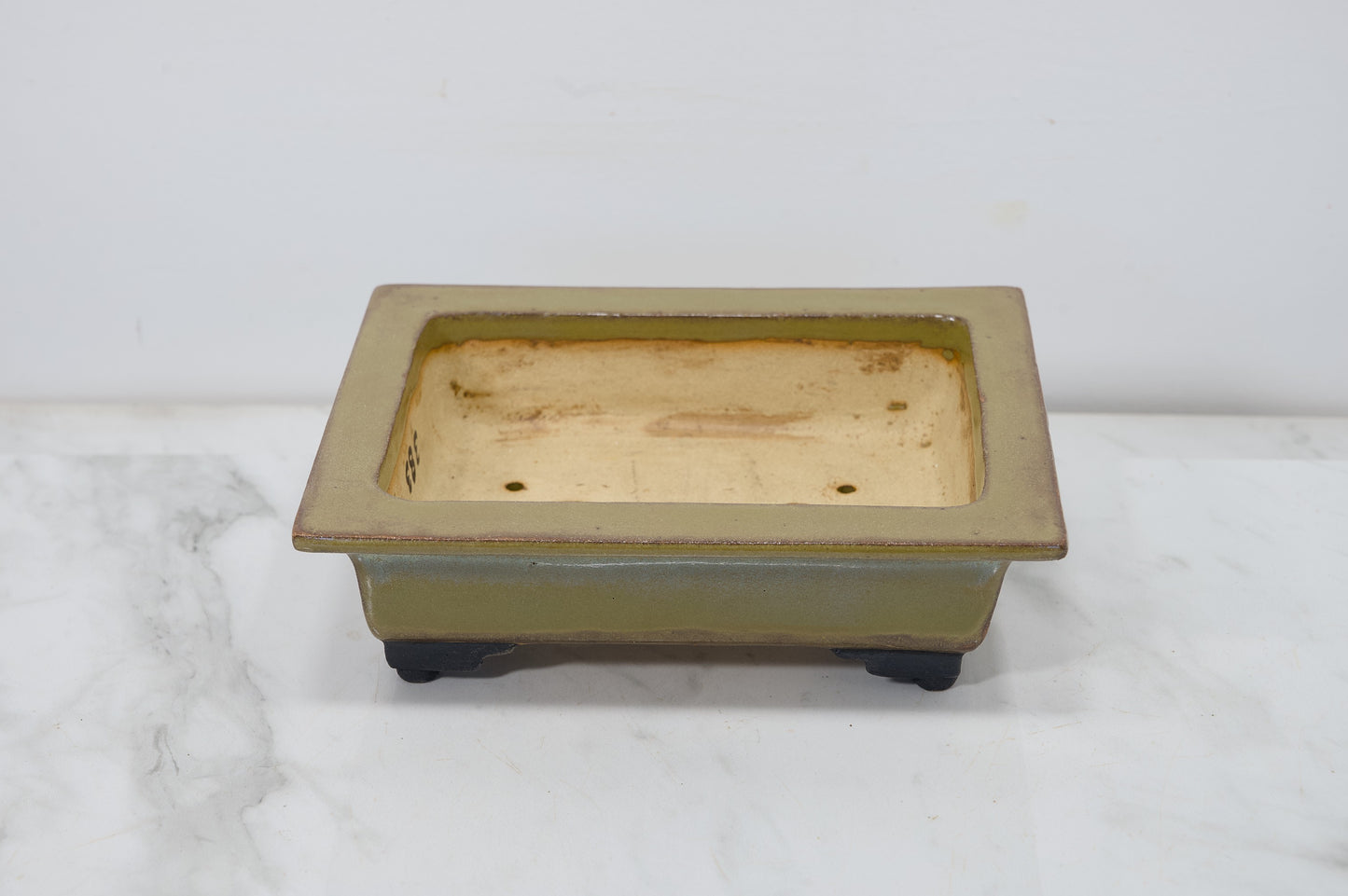 Tundra Rectangular Ceramic 19cm Bonsai Dish
