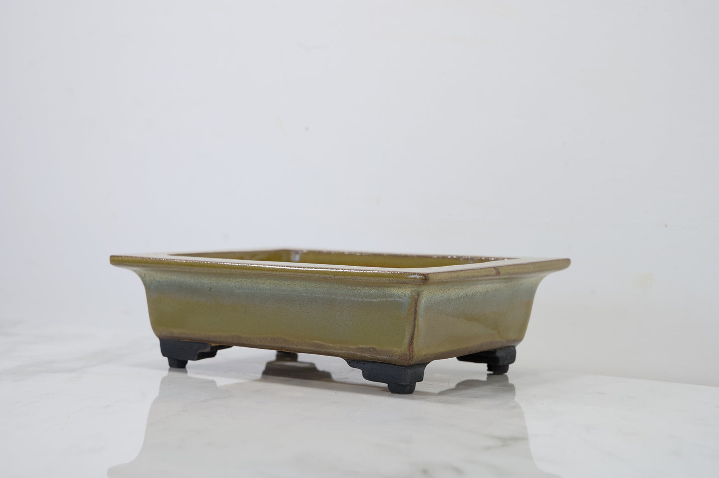 Tundra Rectangular Ceramic 19cm Bonsai Dish