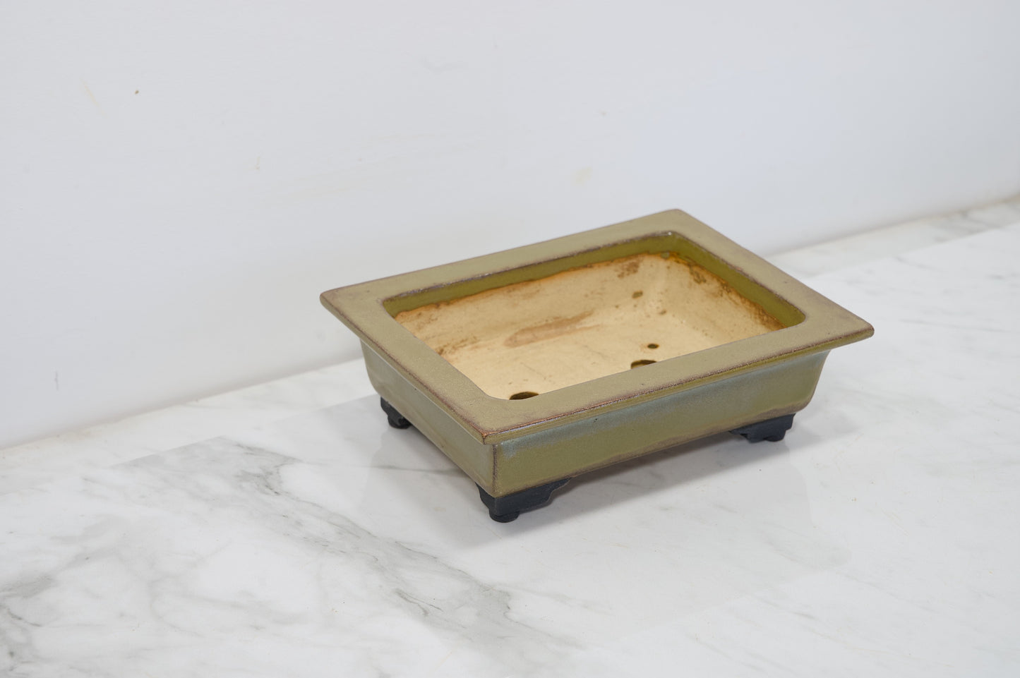 Tundra Rectangular Ceramic 19cm Bonsai Dish