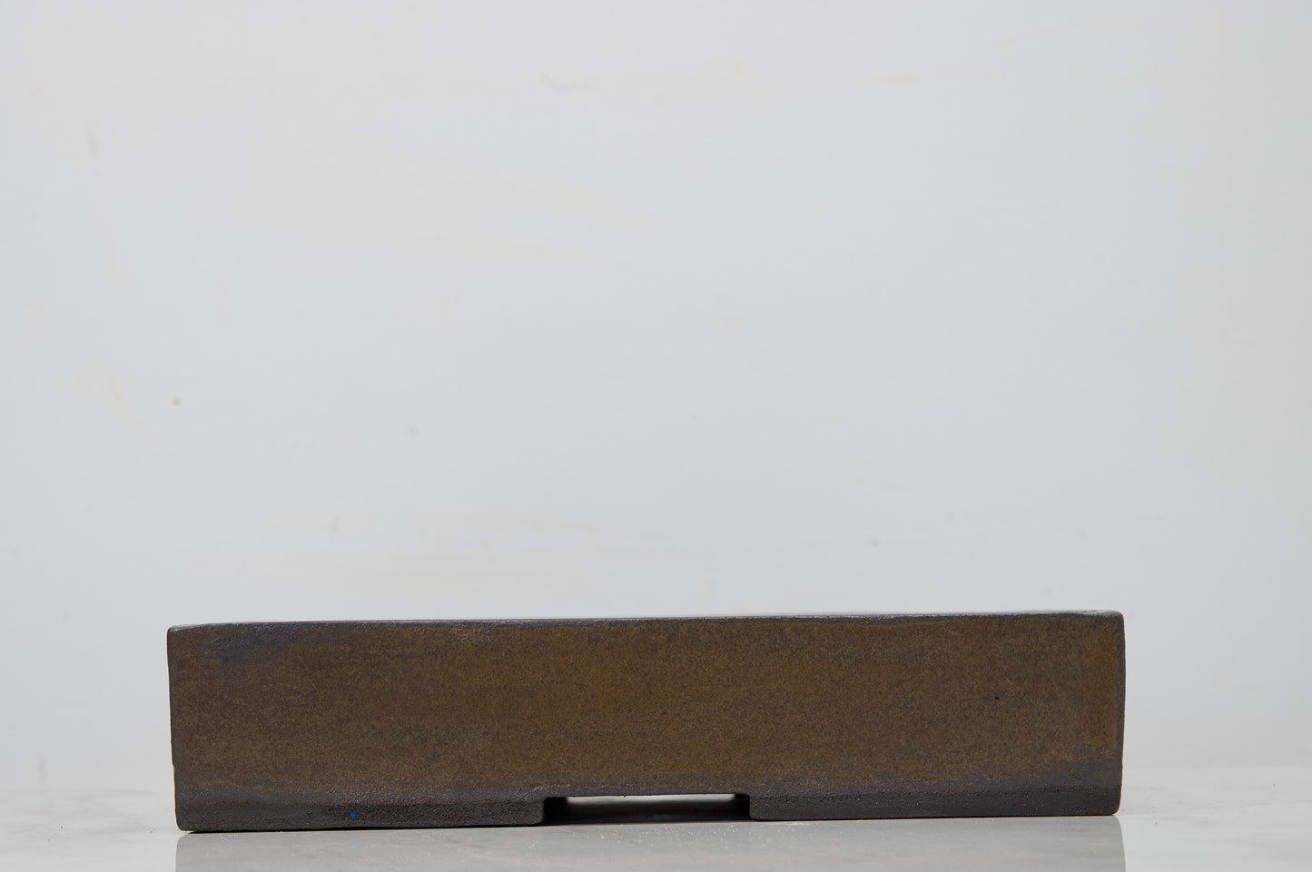 Venus Brown Shallow Rectangular Ceramic Bonsai 25cm Dish