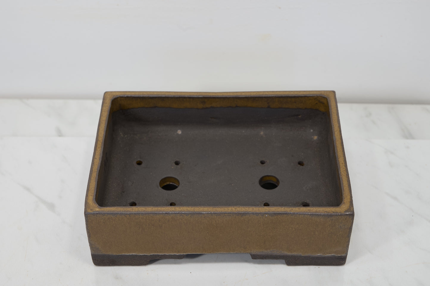 Venus Brown Rectangular Ceramic 21cm Bonsai Dish