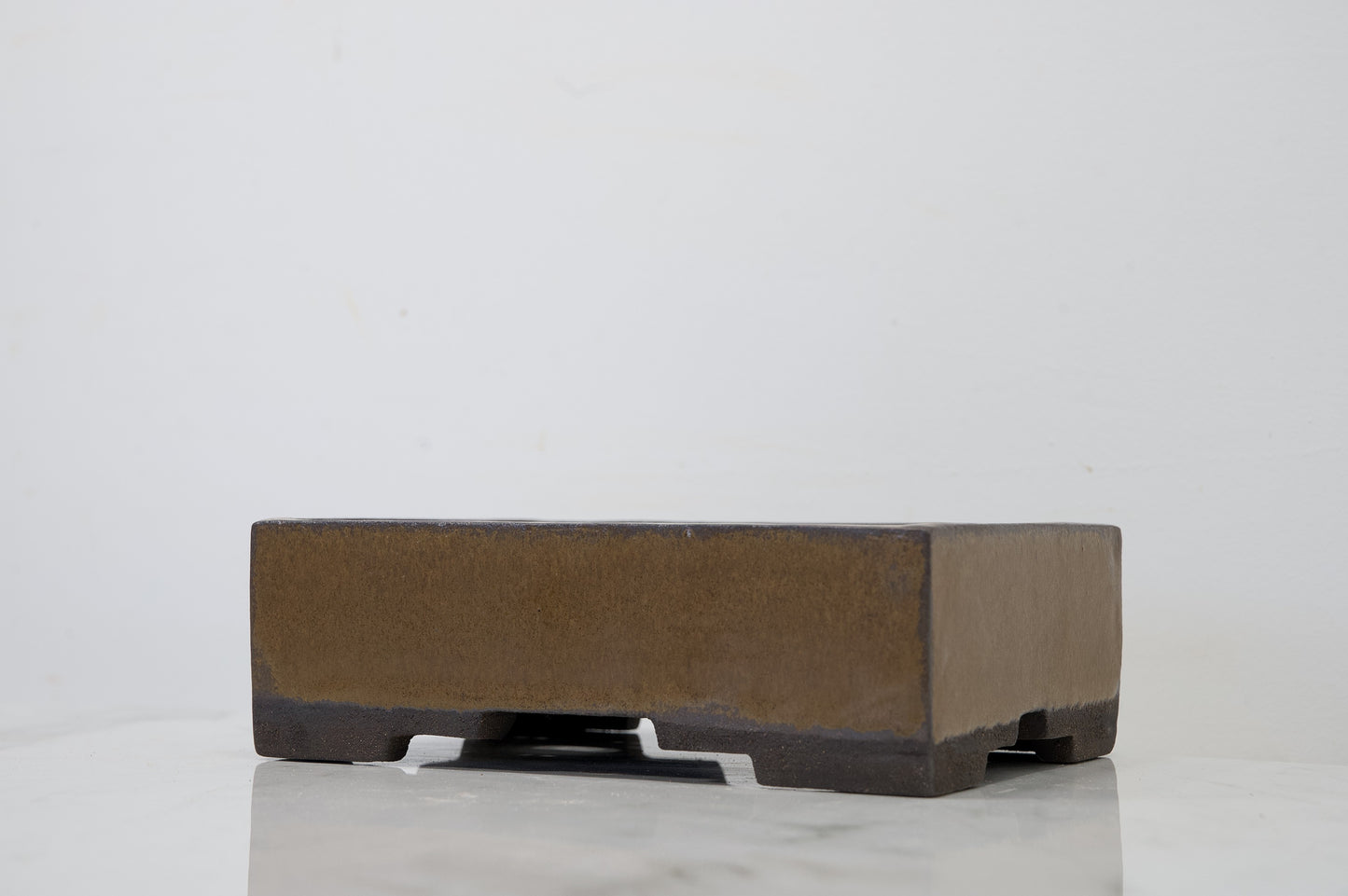 Venus Brown Rectangular Ceramic 21cm Bonsai Dish