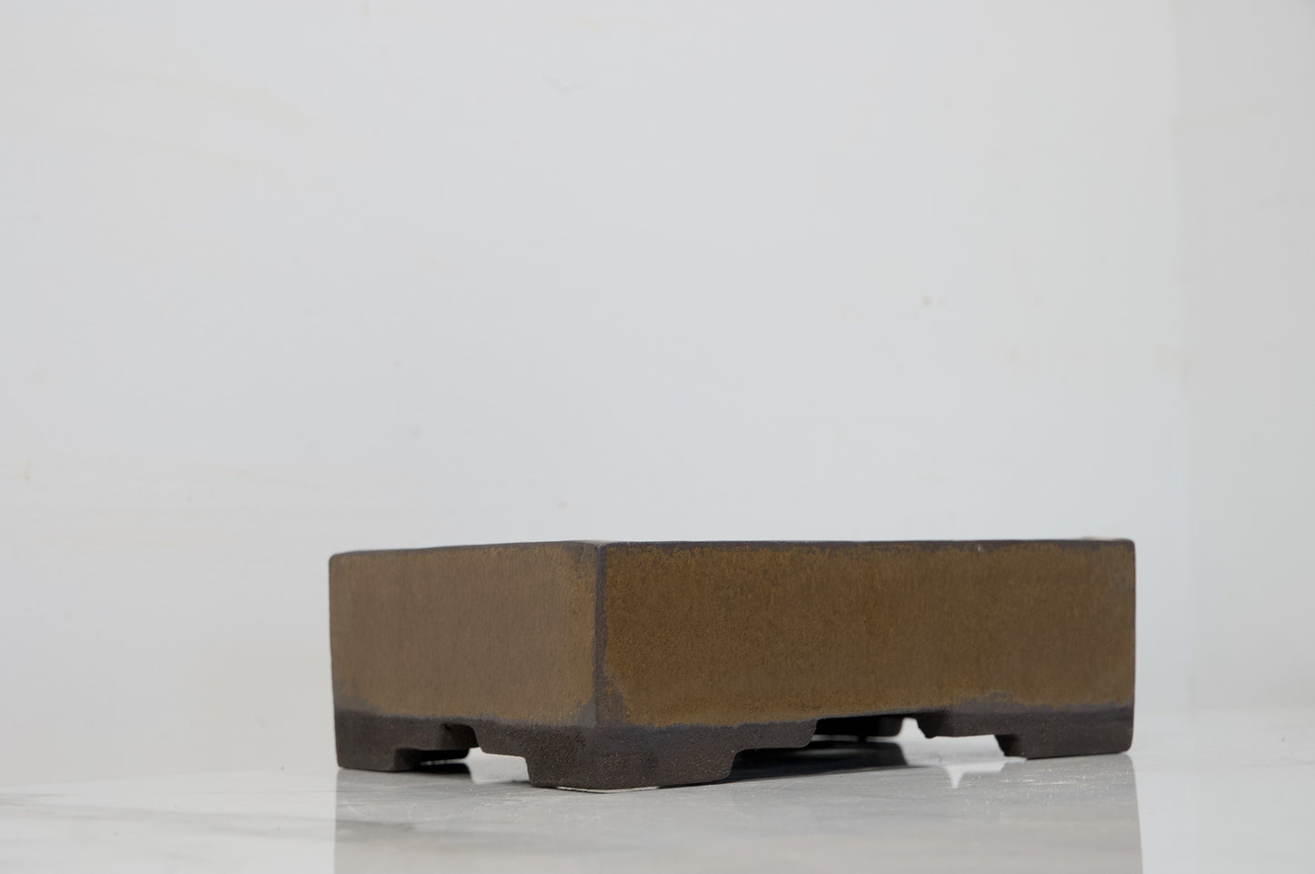 Venus Brown Rectangular Ceramic 21cm Bonsai Dish