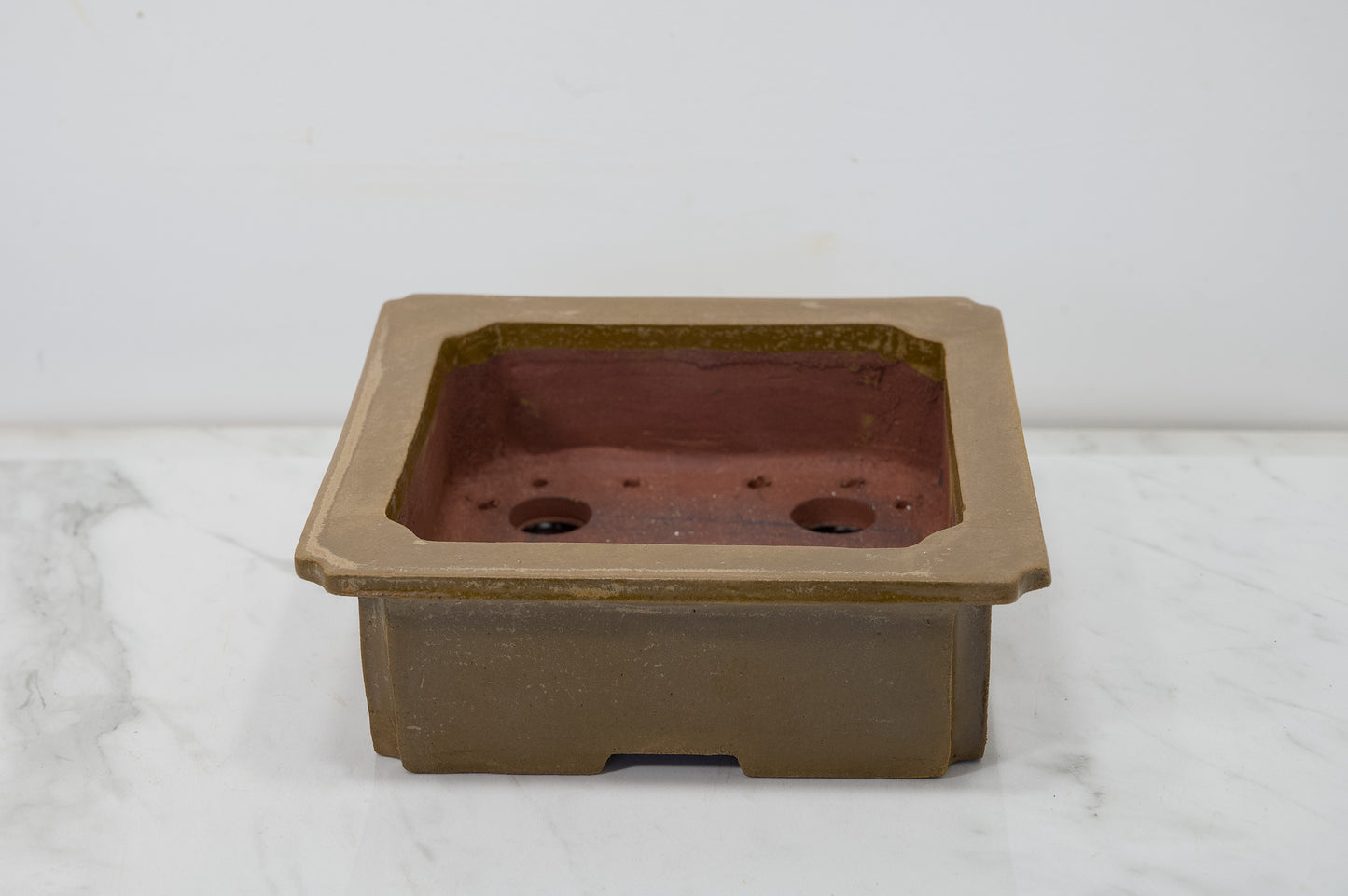 Topaz DEEP Square Ceramic 20cm Bonsai Dish