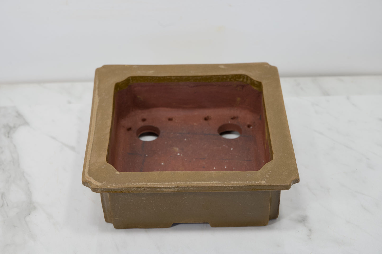 Topaz DEEP Square Ceramic 20cm Bonsai Dish