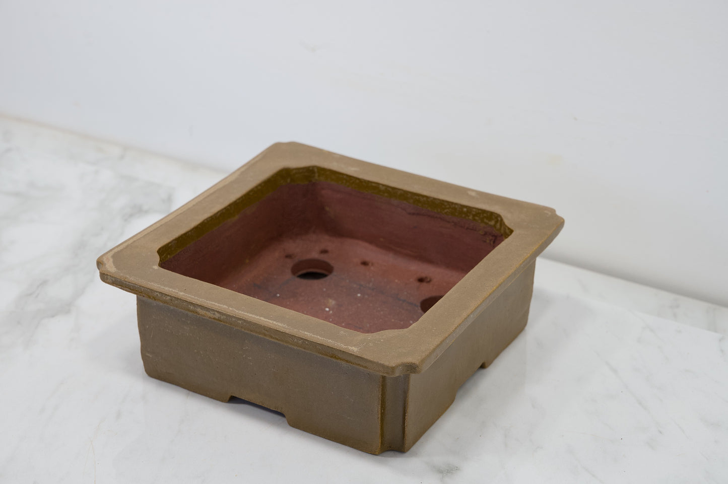 Topaz DEEP Square Ceramic 20cm Bonsai Dish