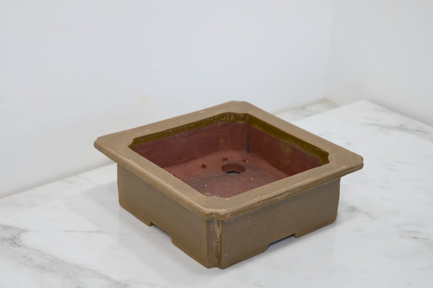 Topaz DEEP Square Ceramic 20cm Bonsai Dish