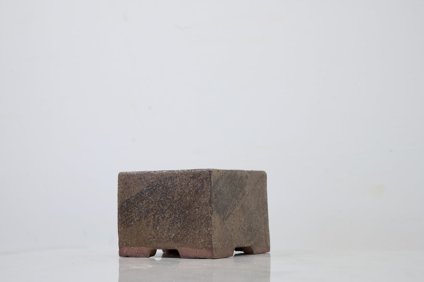 Glazed 7.5cm Rustic Ceramic Cube Pot