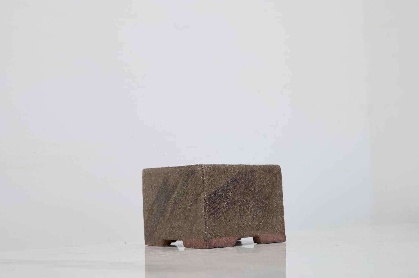 Glazed 7.5cm Rustic Ceramic Cube Pot