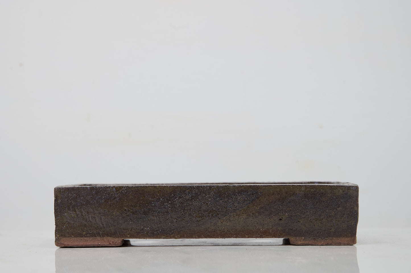 Glazed 17.5cm Rustic 'Mame' Ceramic Trough Pot