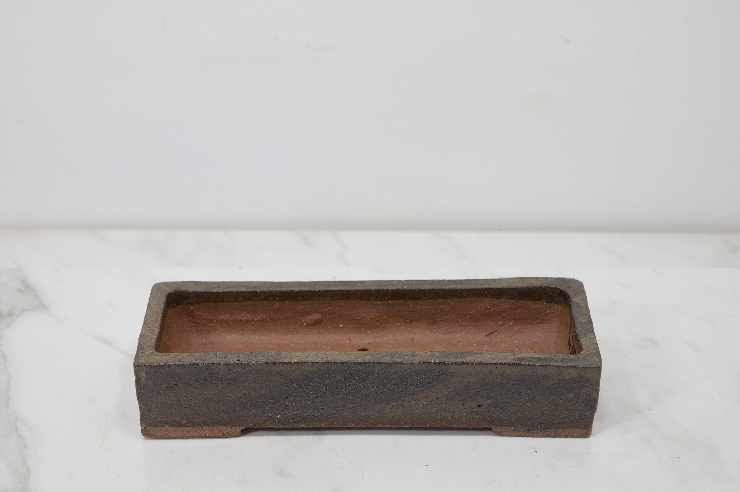 Glazed 17.5cm Rustic 'Mame' Ceramic Trough Pot