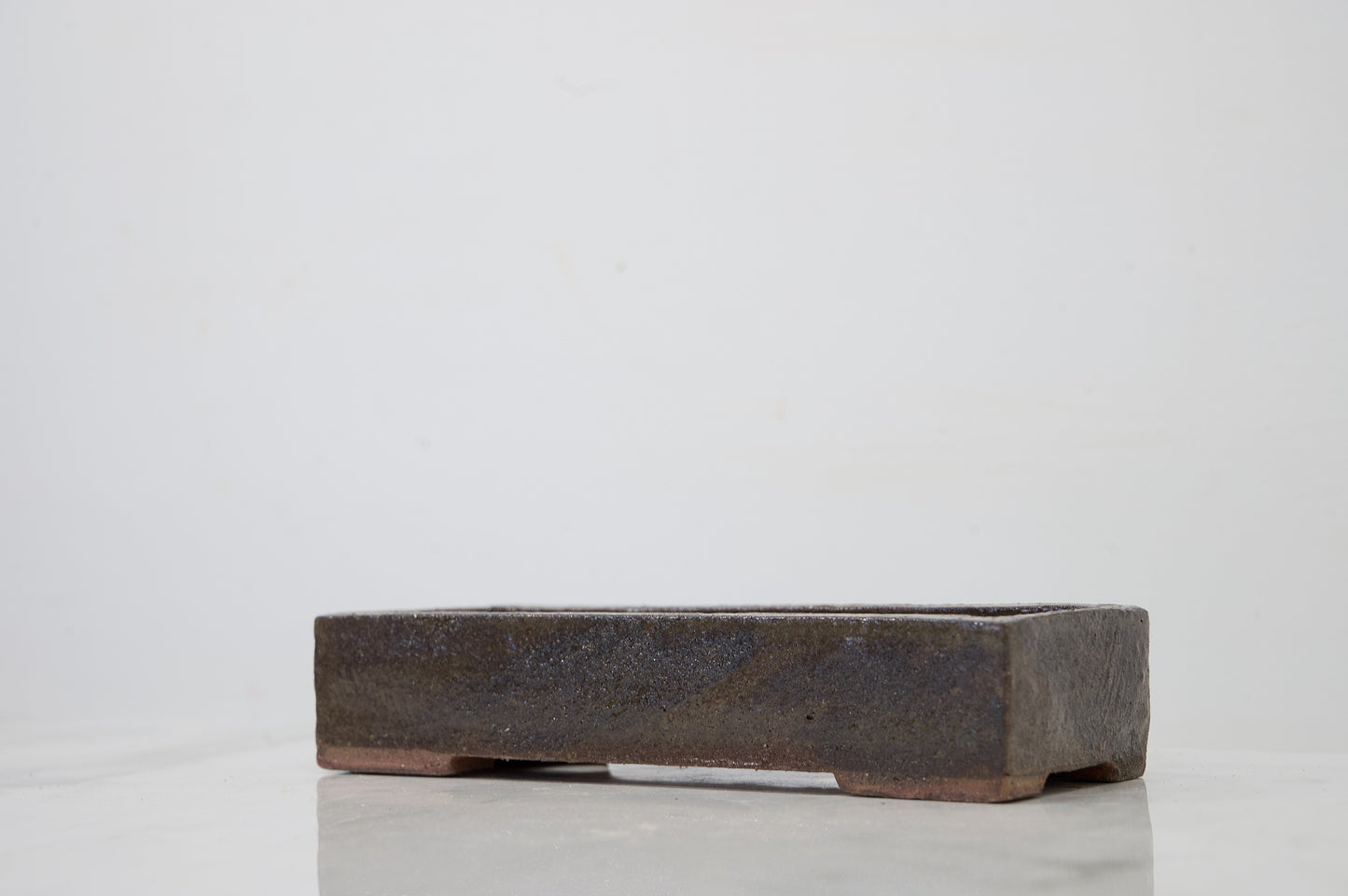 Glazed 17.5cm Rustic 'Mame' Ceramic Trough Pot