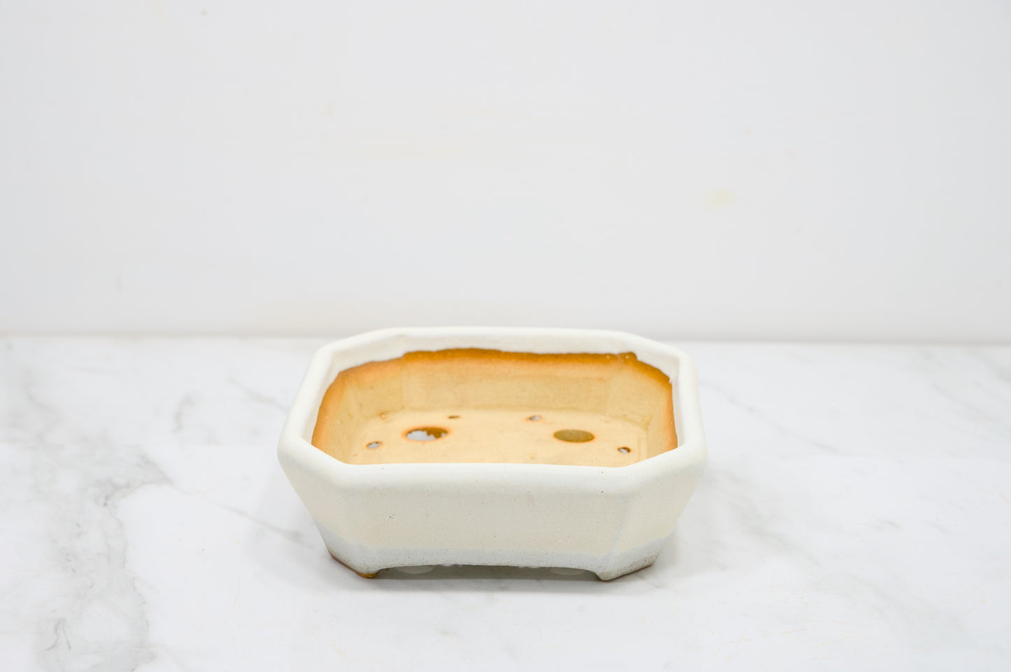 Romantic Cream  Shallow Square Ceramic 14cm Dish