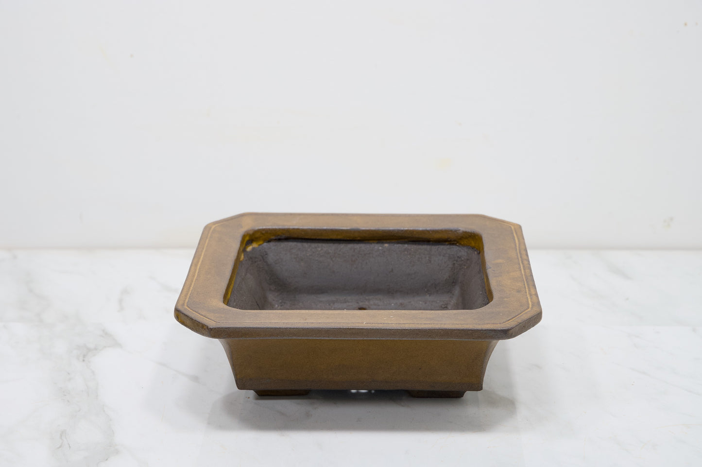 Venus Brown Cut Cornered Ceramic 20cm  Dish