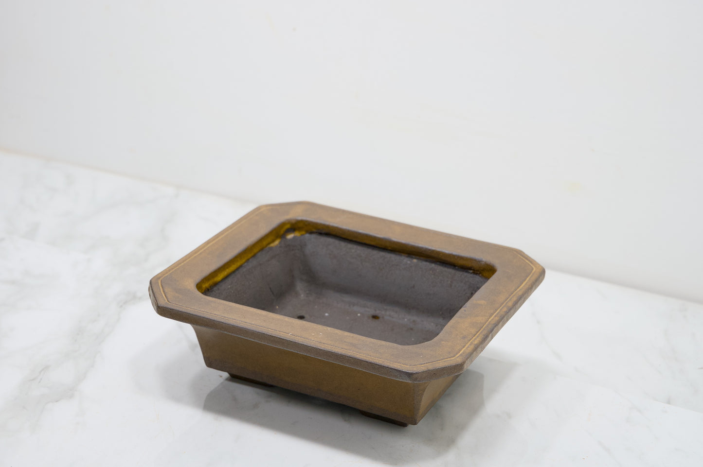 Venus Brown Cut Cornered Ceramic 20cm  Dish